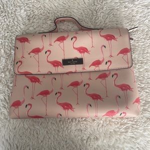 Kate spade flamingo toiletry bag